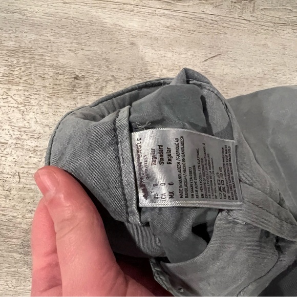 American Eagle Dreamy Drape Super High Rise Wide Leg Cargo size 0 - Picture 3 of 7